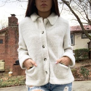 White ORVIS Fleece Jacket